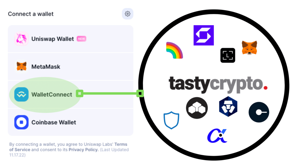 connecting to wallet connect