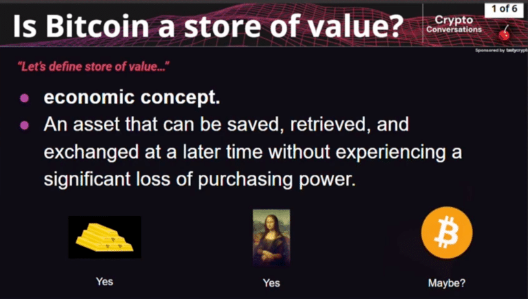 slide bitcoin store of value