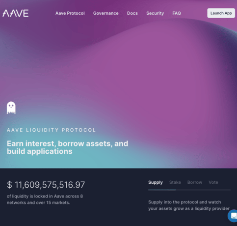 aave website