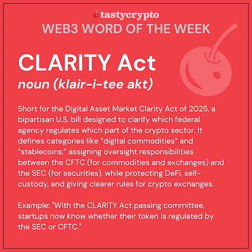 CLARITY Act defined - tastycrypto W3WOW